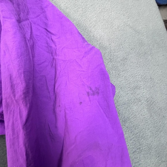 Vintage Nautica Jacket Mens Large Purple Offshore Races Hooded Windbreaker 90s - Picture 6 of 14